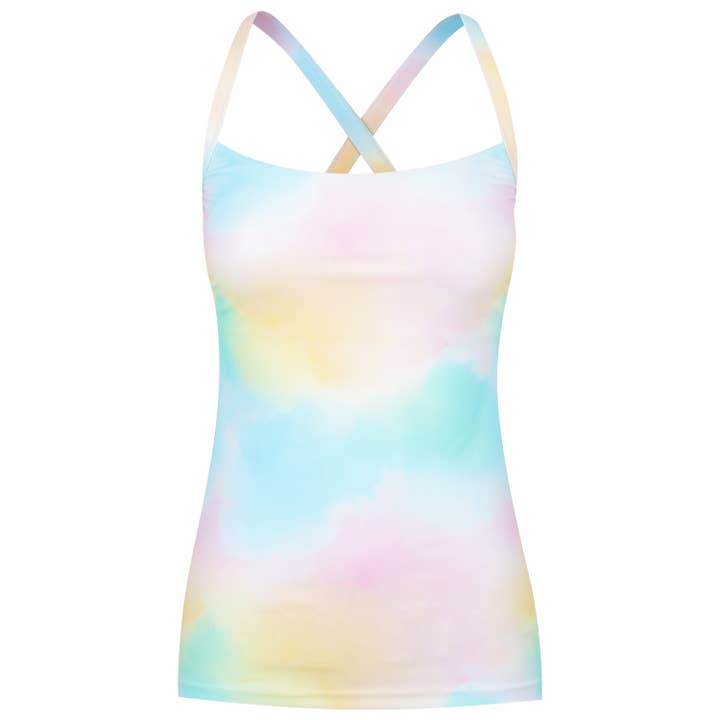 Giselle Tankini Top - Fairy Floss for wholesale by Infamous Swim