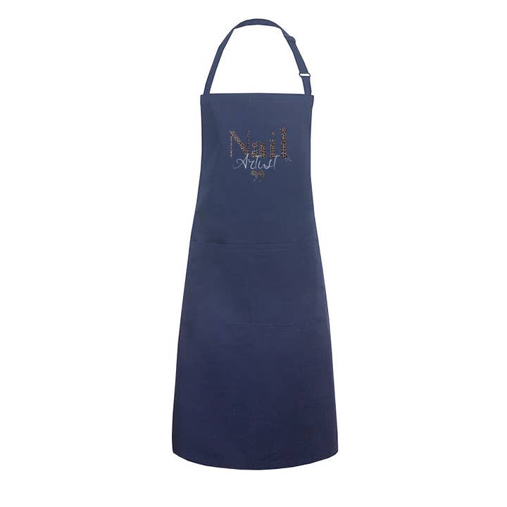 Doriana Cosmetics GmbH - Wholesale Apron - Apron with pocket - nail artist leopard pattern2