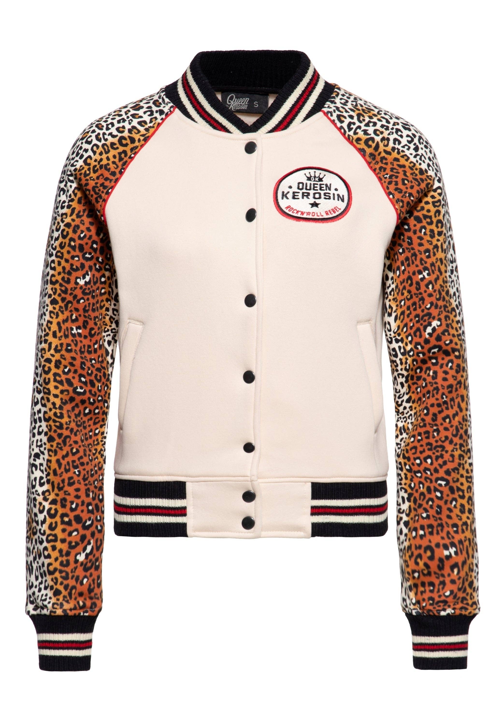KING KEROSIN - Wholesale Varsity/Baseball Jacket - Women's - Rock and Roll Rebel Queen College Jacket1