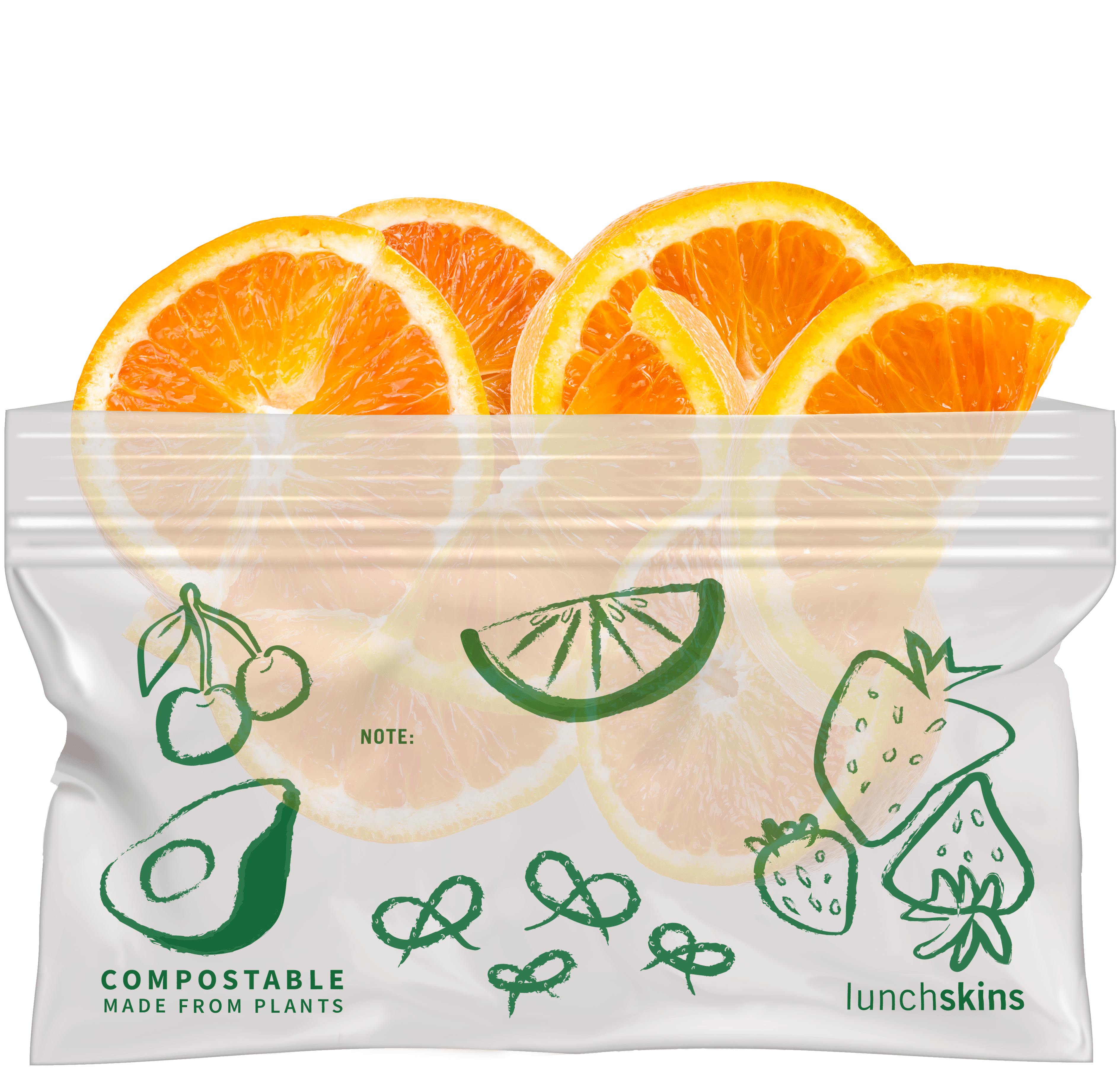 Lunchskins - Wholesale Food Storage Wrap/Bag - Compostable Freezer-Safe Snack Ziptop Bags 50ct4