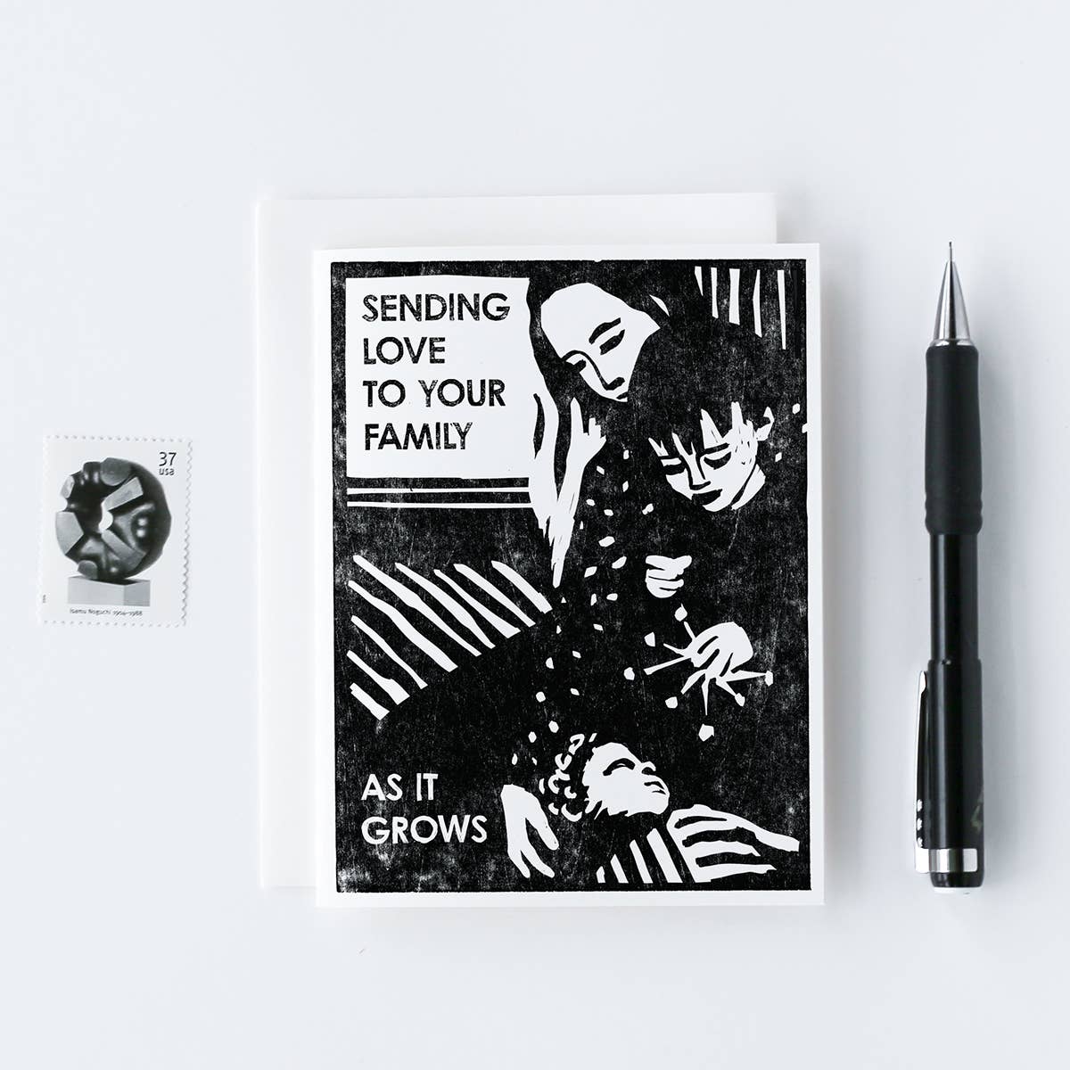 Heartell Press - Wholesale Love Card - Sending Love to Your Family as it Grows Card1