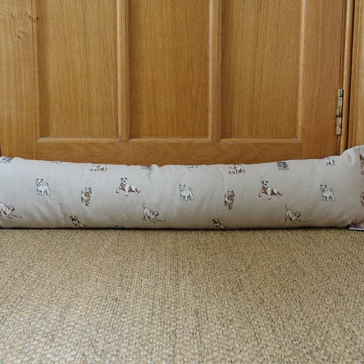 Draught Excluder - Shabby Dog for wholesale by The Wheat Bag Company