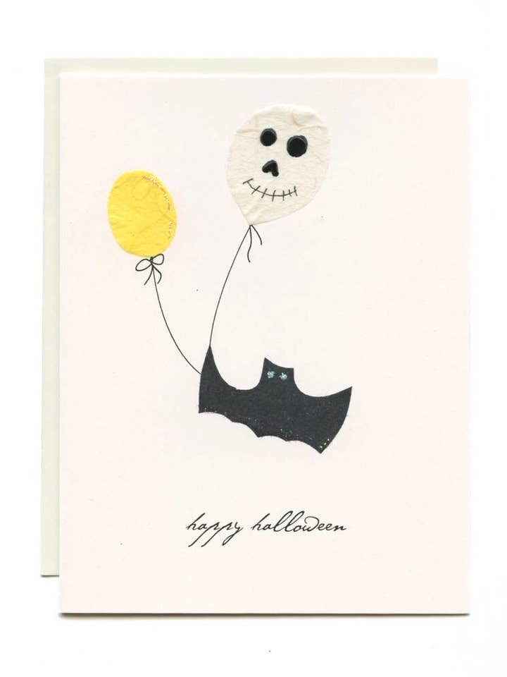 „Happy Halloween“ Schläger mit Luftballons für den Großhandel von FLAUNT HANDMADE CORRESPONDENCES