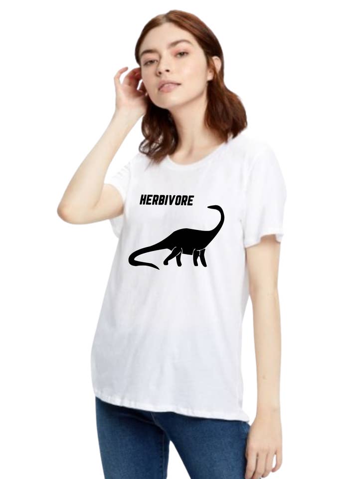 Herbivore Dino T-Shirt für den Großhandel von Eco Royale