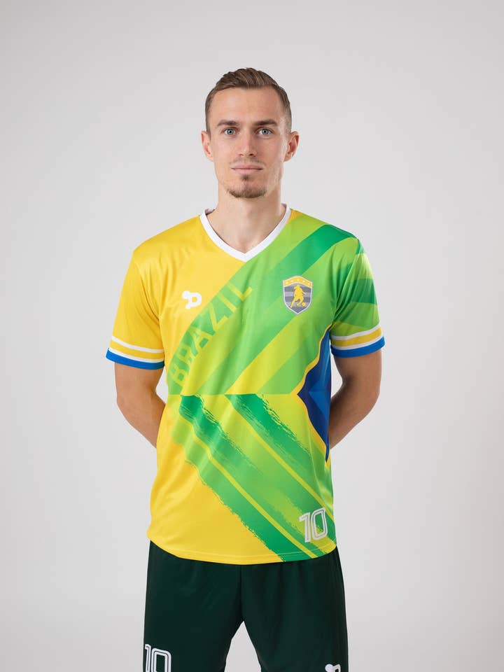 Ronaldinho Brazil Jersey/Camisa Replica for engroshandel hos DRYWORLD