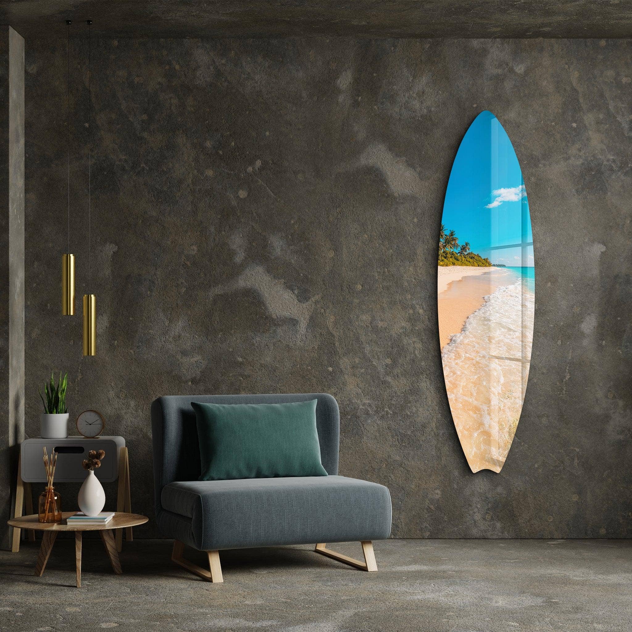 Artdesigna KG - Wholesale Wall Accent - Sandy Shores | Surfboard Glass Wall Art3