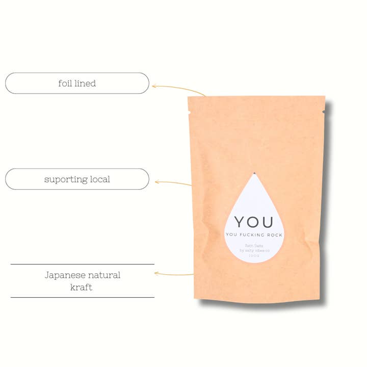Salty Vibes Co - Wholesale Bath Salts - YOU Uplifting Citrus Bath Salts