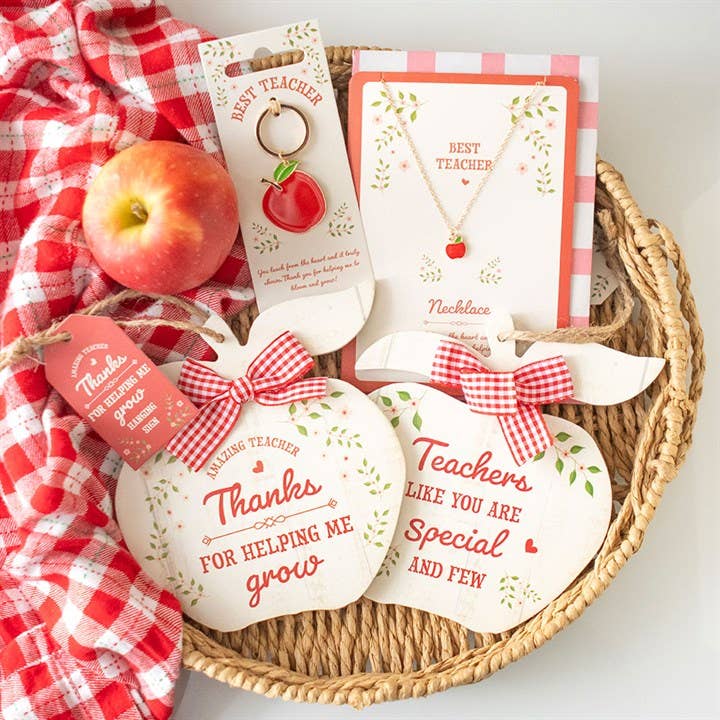 Something Different Wholesale - Wholesale Keychain - Unisex - Best Teacher Apple Keyring