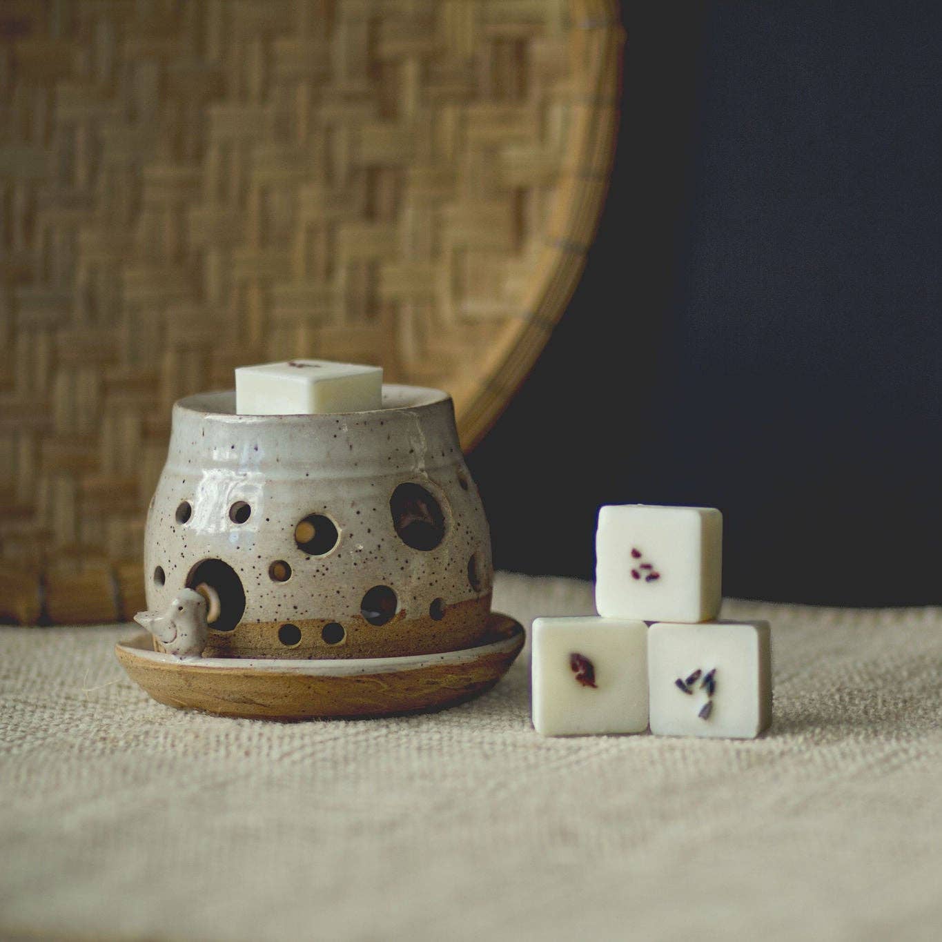 Rural Candles - Vente Chauffe-cire - Petit Oiseau Coordonnant le Fondoir à Cire
