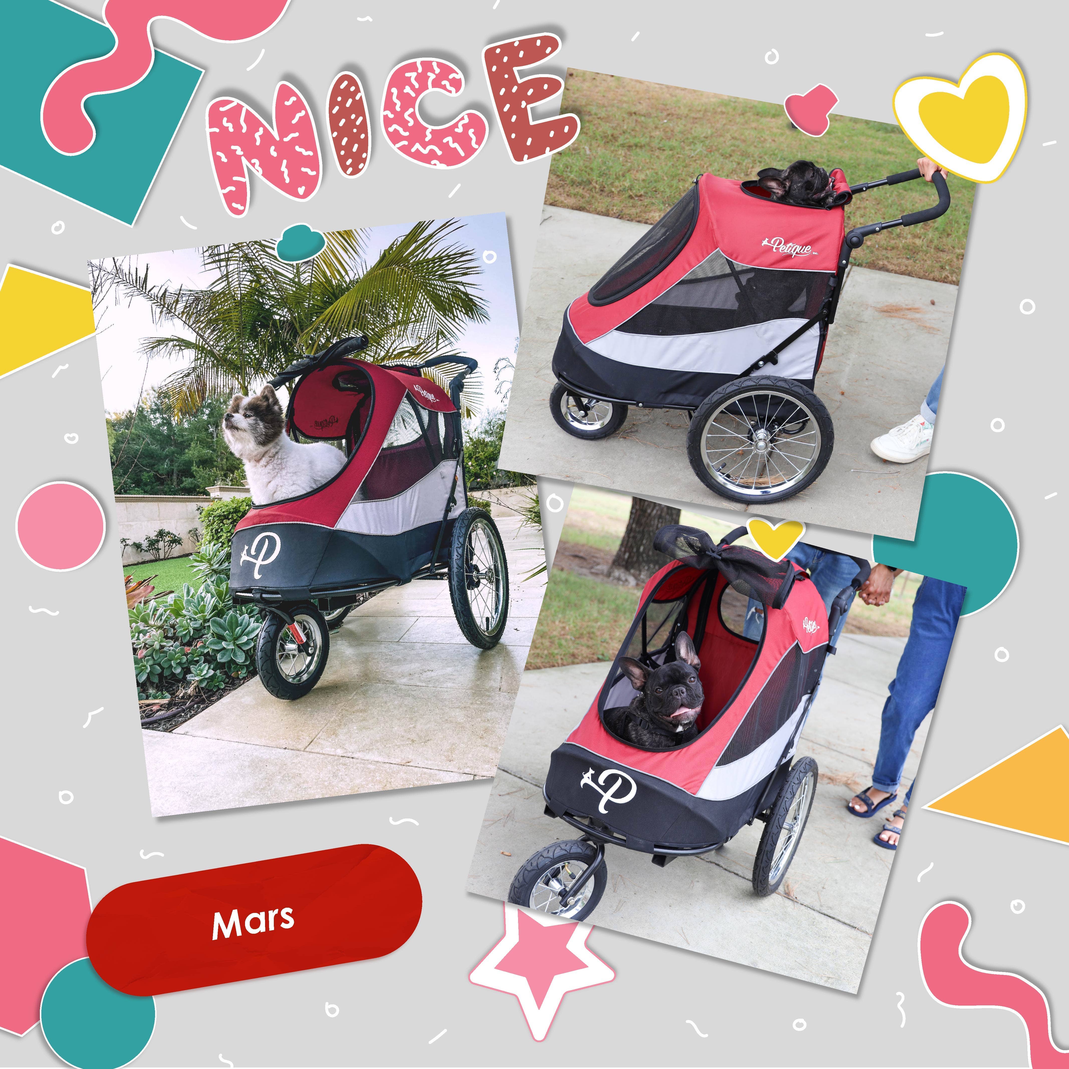 Only An Ocean Europe - Wholesale Pet Carrier - Cat/Dog - Petique Trailblazer Pet Jogger34