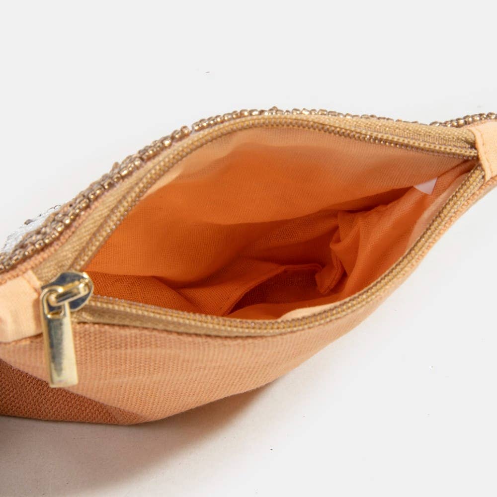 MULTI Coffee And Pastries Seed Beaded Coin Purse for wholesale on Faire3