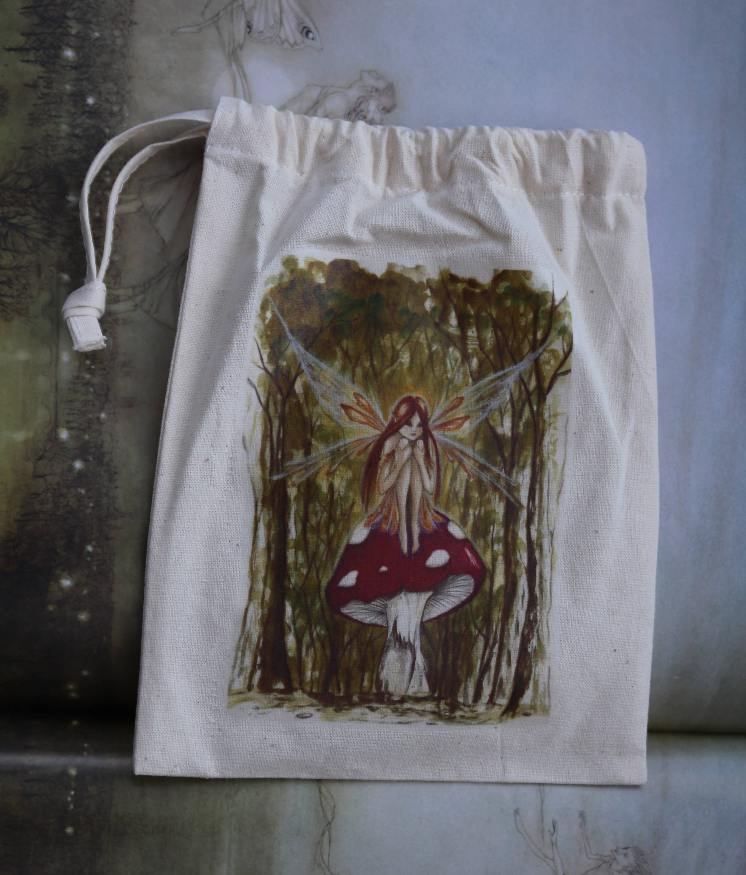 FreeRangeFaeries - Wholesale Pouch - Women's - Woodland Wish Tarot Pouch2