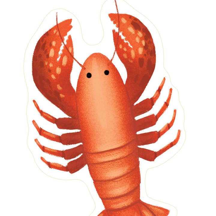 Lobster Sticker for wholesale by M. Kind Papersmith