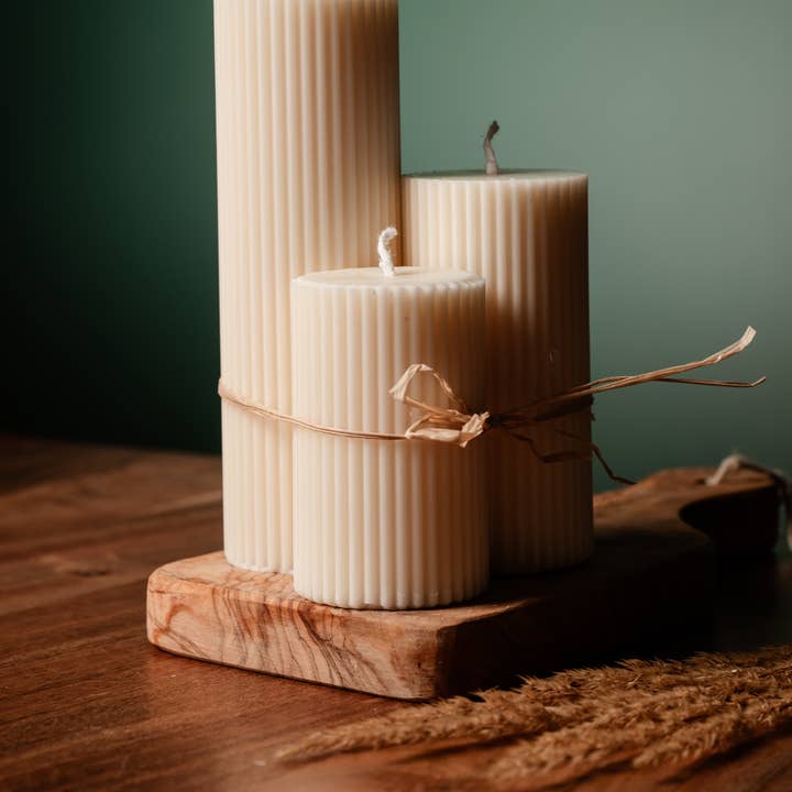 Allure CA - Wholesale Pillar Candle - Trio Candle Set2