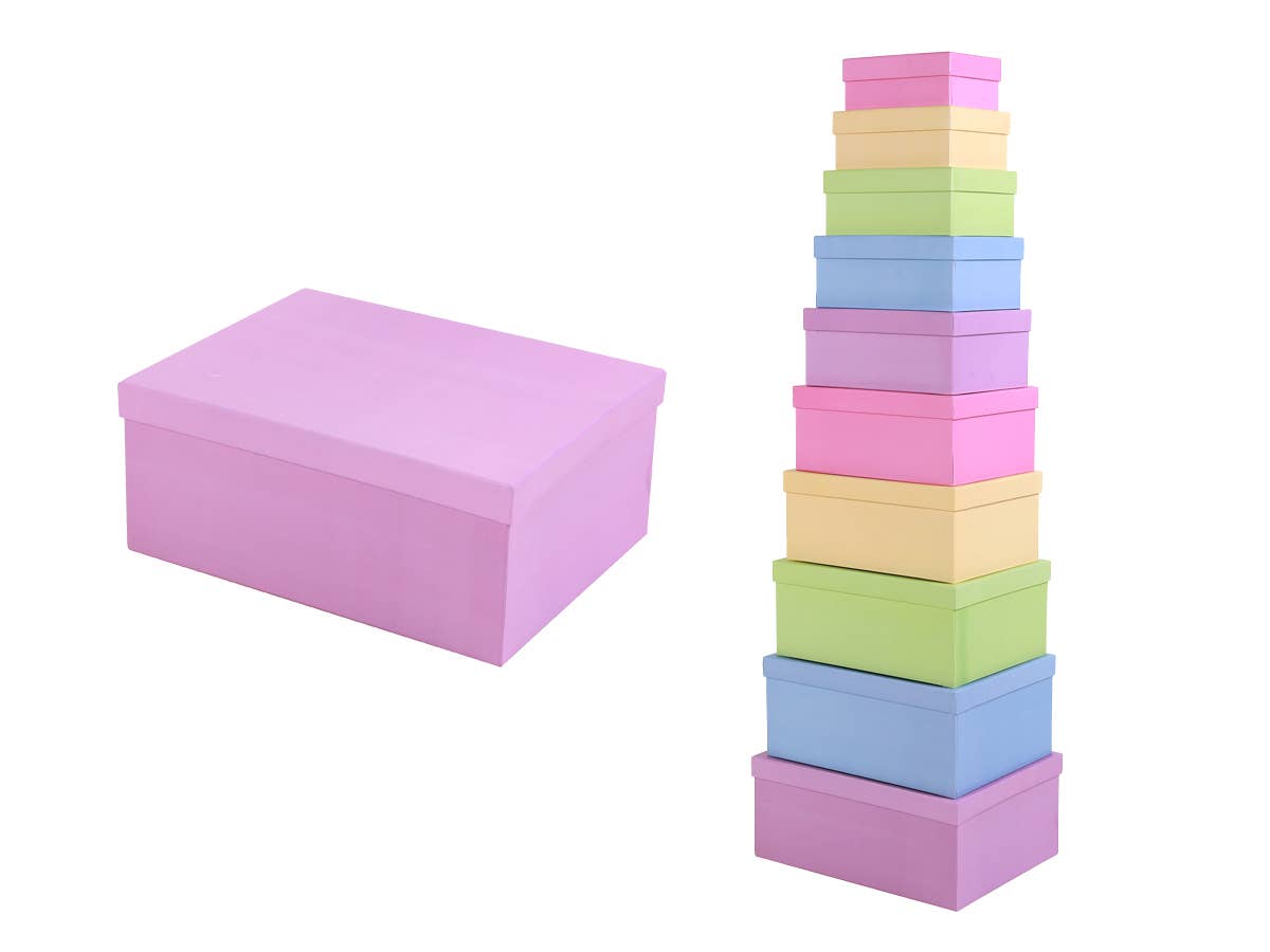 I-Total, I-Drink – Großhandel Dekoschachteln – Matroschka Macaron-Geschenkboxen, 10-teiliges Set0