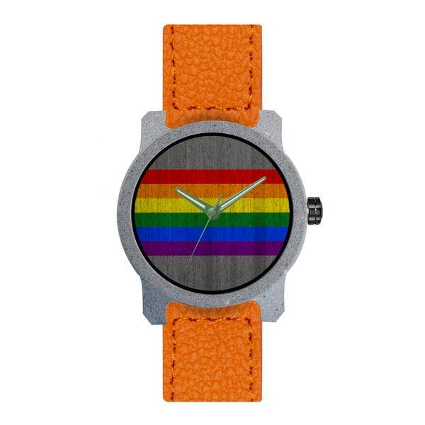 BOIS FUMÉ ORANGE PRIDE pour la vente par Mistura Timepieces