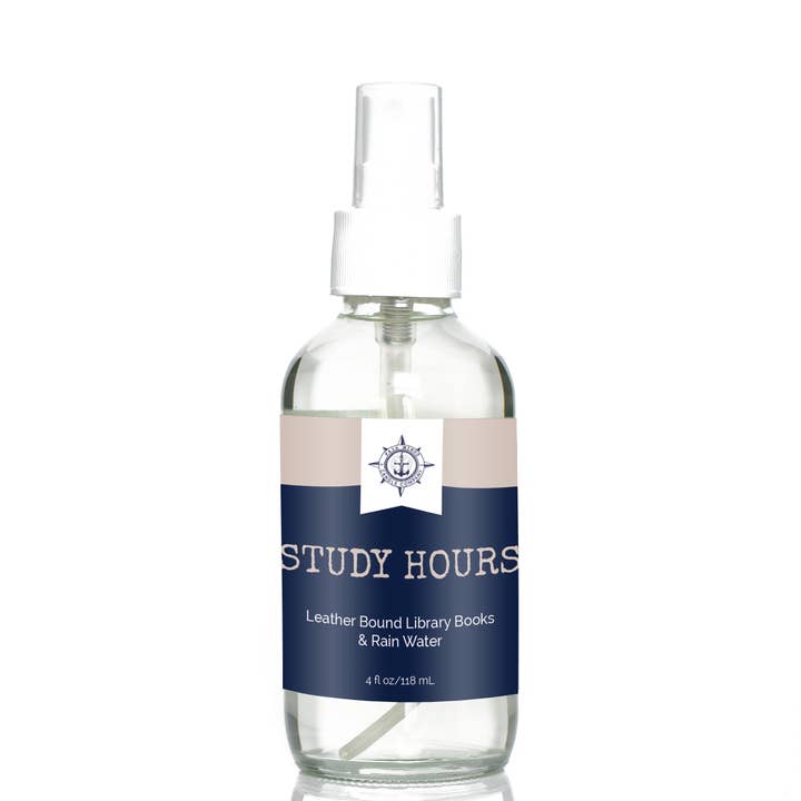 STUDY HOURS room spray for wholesale by Fair Winds Candle Company