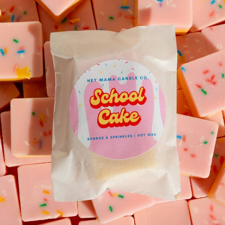 Hey Mama Candle Co. – wholesale Wax melt – School Cake Wax Melts3