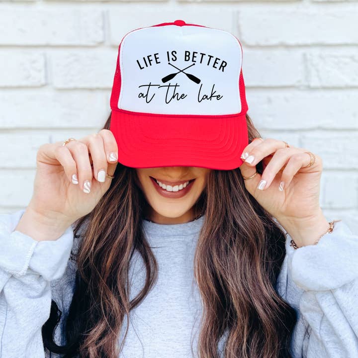 Better At The Lake Trucker Hat for wholesale by Untamed Country