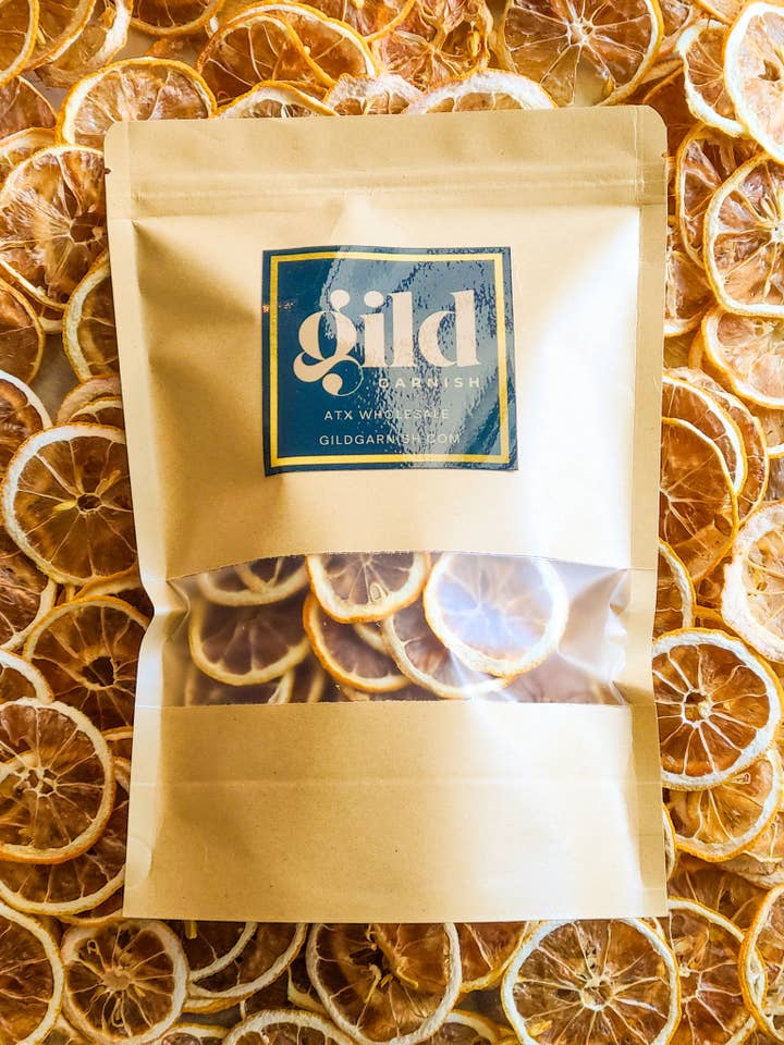 Dehydrated Lemon Slices for Garnish for wholesale by Gild Garnish