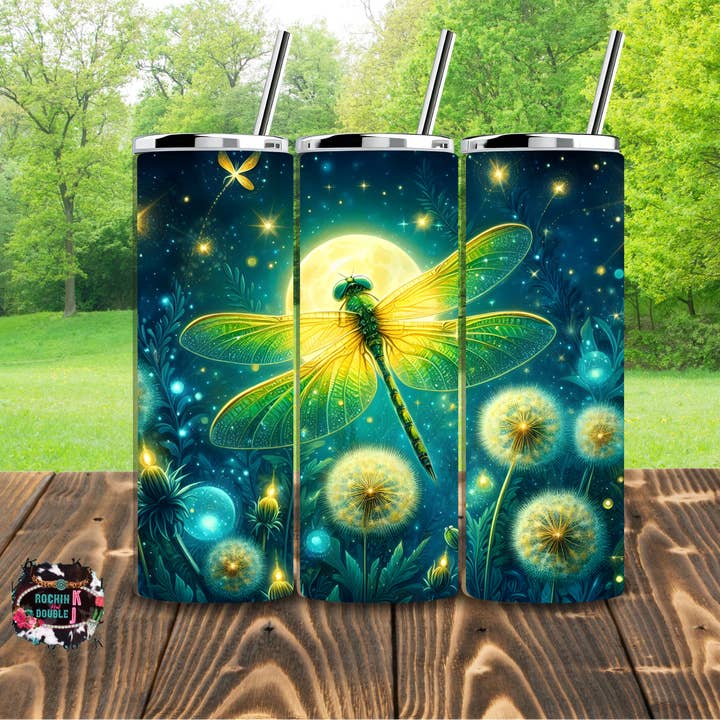 Dragonfly 20 OZ Tumbler for wholesale by Rockin K and Double J