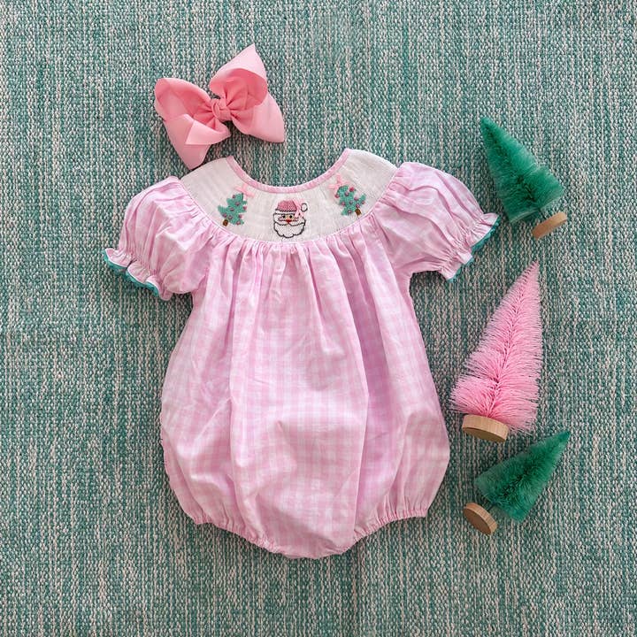 Seven Lantern Lane - Wholesale Bodysuit (non-footed) – Baby - Smocked Christmas Bubble8