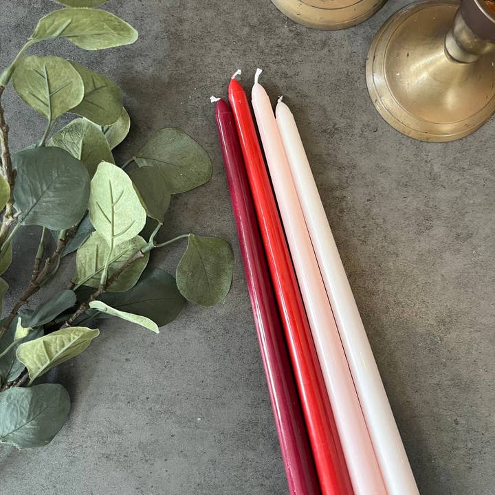 Acute Designs - Wholesale Tapered Candle/Candlestick - Set of Four Taper Candles, Candlesticks, Holiday, Boho Decor10
