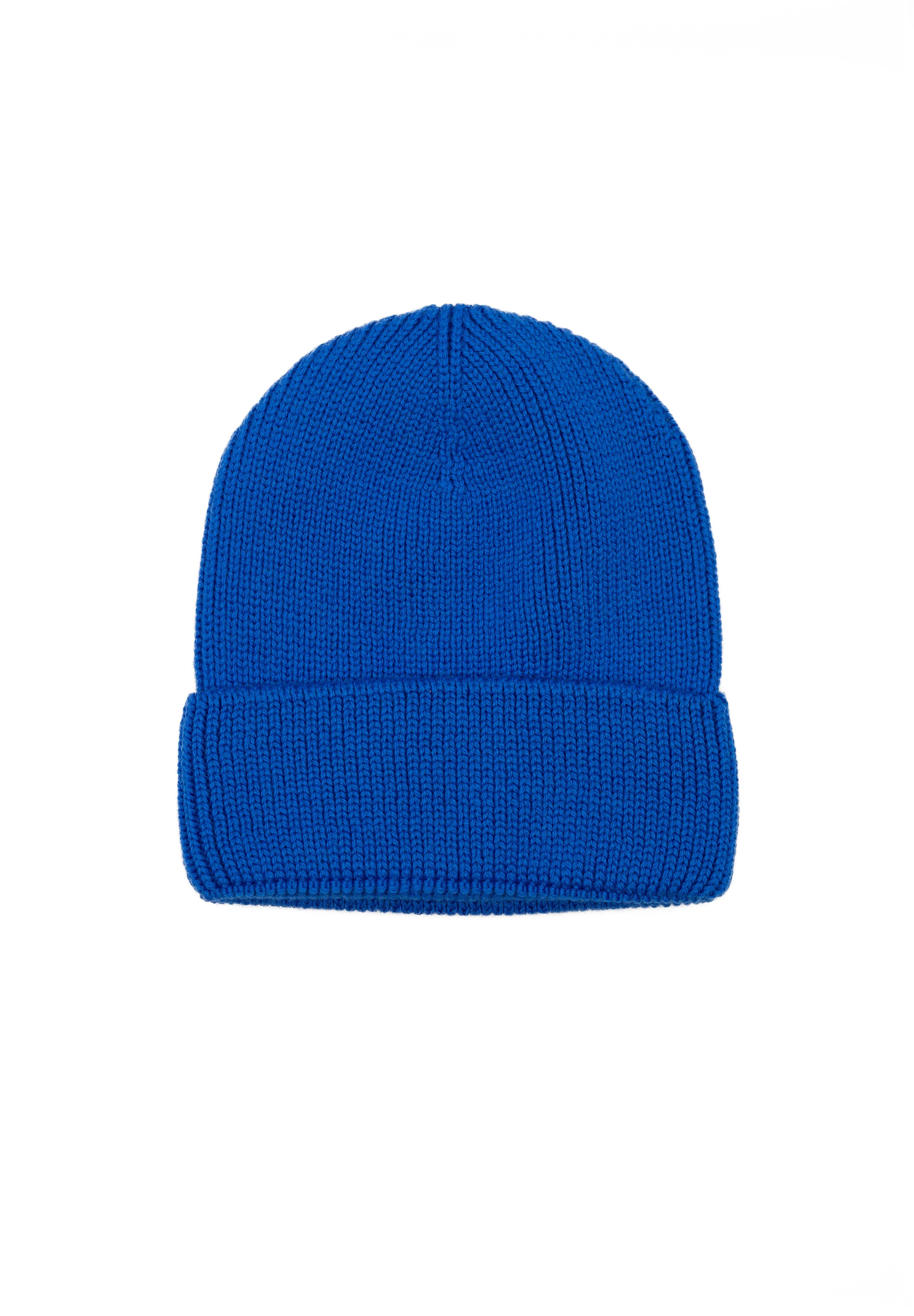 Slopes&Town - Wholesale Beanie - Kinderen - Kinderen Merino Wol Muts Elektrisch Blauw1