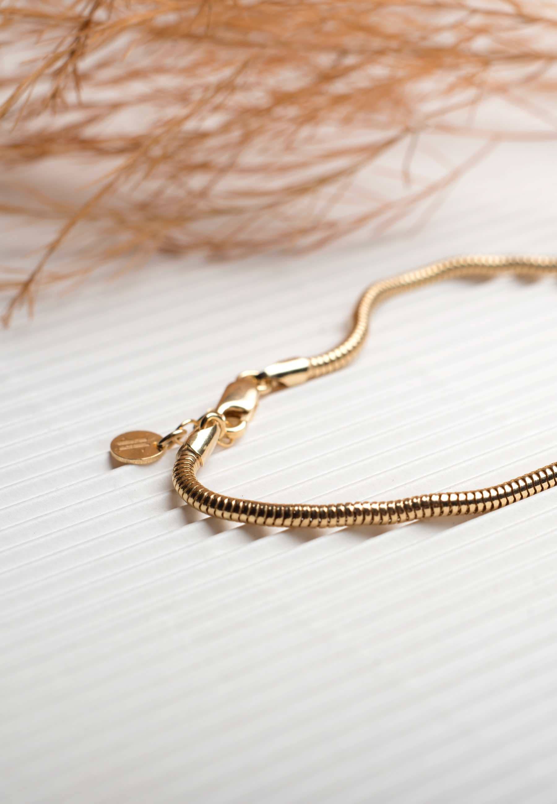 Aran Jewels - Wholesale Schakelarmband - Mamba armband voor heren verguld met 18k goud2