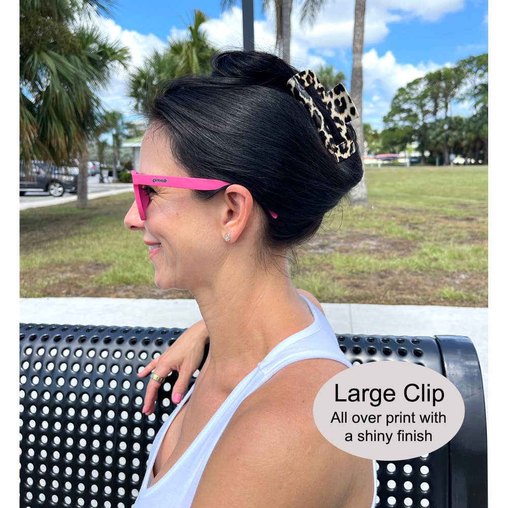 Laberri - Wholesale Hair Accessories Set - Women's - Set of Two Hair Clips - Leopard & Black2