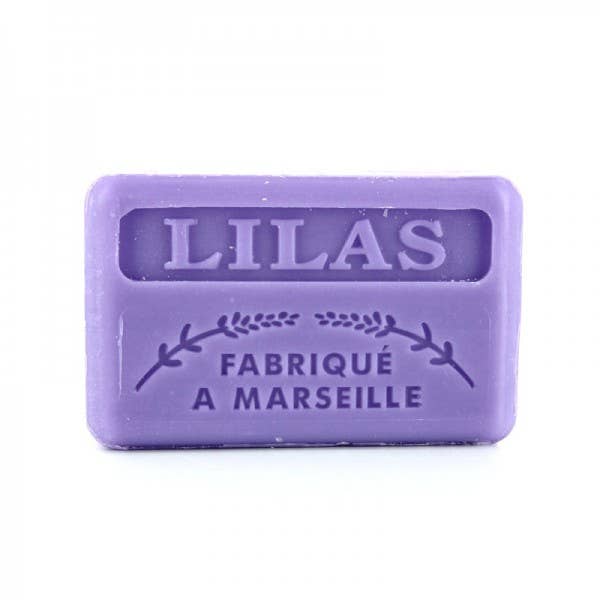 Au Savon de Marseille - Wholesale Bar Soap - Lilas - French soap with organic shea butter 125g