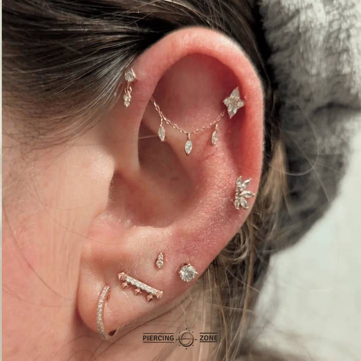 Ethereal - Cz - Threadless End for wholesale by Piercing-zone