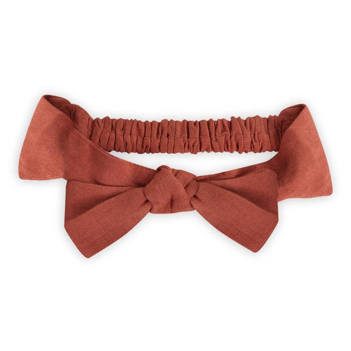 Sienna Vena Embroidery Collar Baby Jumpsuit & Headband (Organic) for wholesale on Faire5