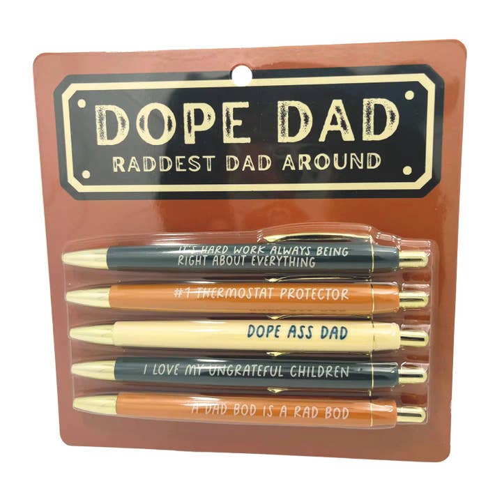 Dope Dad Pen Set (funny, gifts, pens, father's day) for wholesale by FUN CLUB