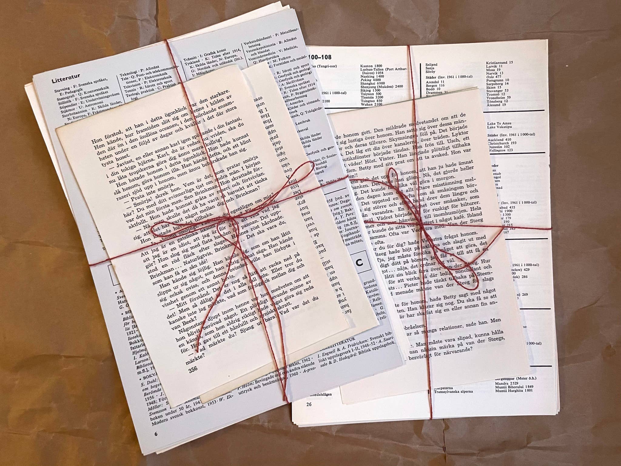 Eldfängda Design - Wholesale Craft Supplies - Vintage bookpages paper ephemera bundle6