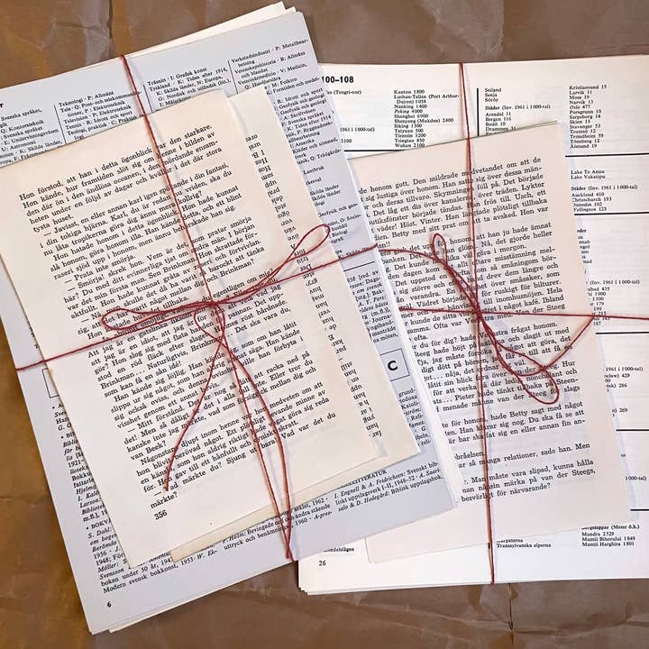 Eldfängda Design - Wholesale Craft Supplies - Vintage bookpages paper ephemera bundle6