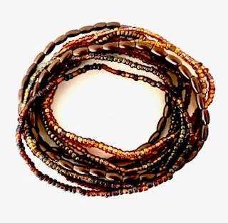 Erik & Mike – Großhandel Schmucksets – Saatperlen-Armbandset 10 braun 60 Cent pro Stück3