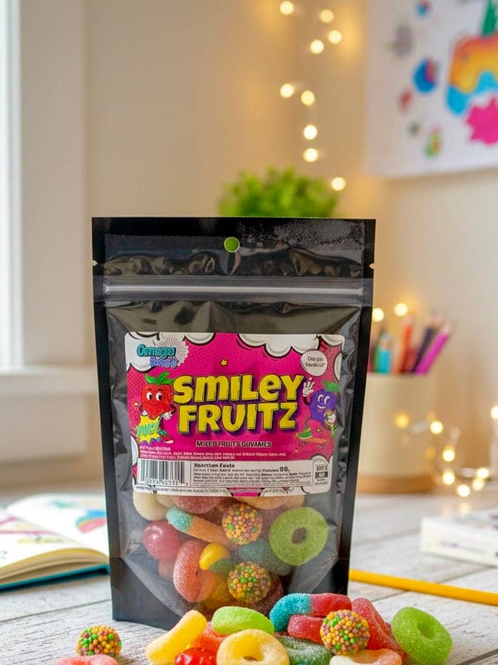 Smiley Fruitz 🐻🍉 pour la vente par Omega Bursts