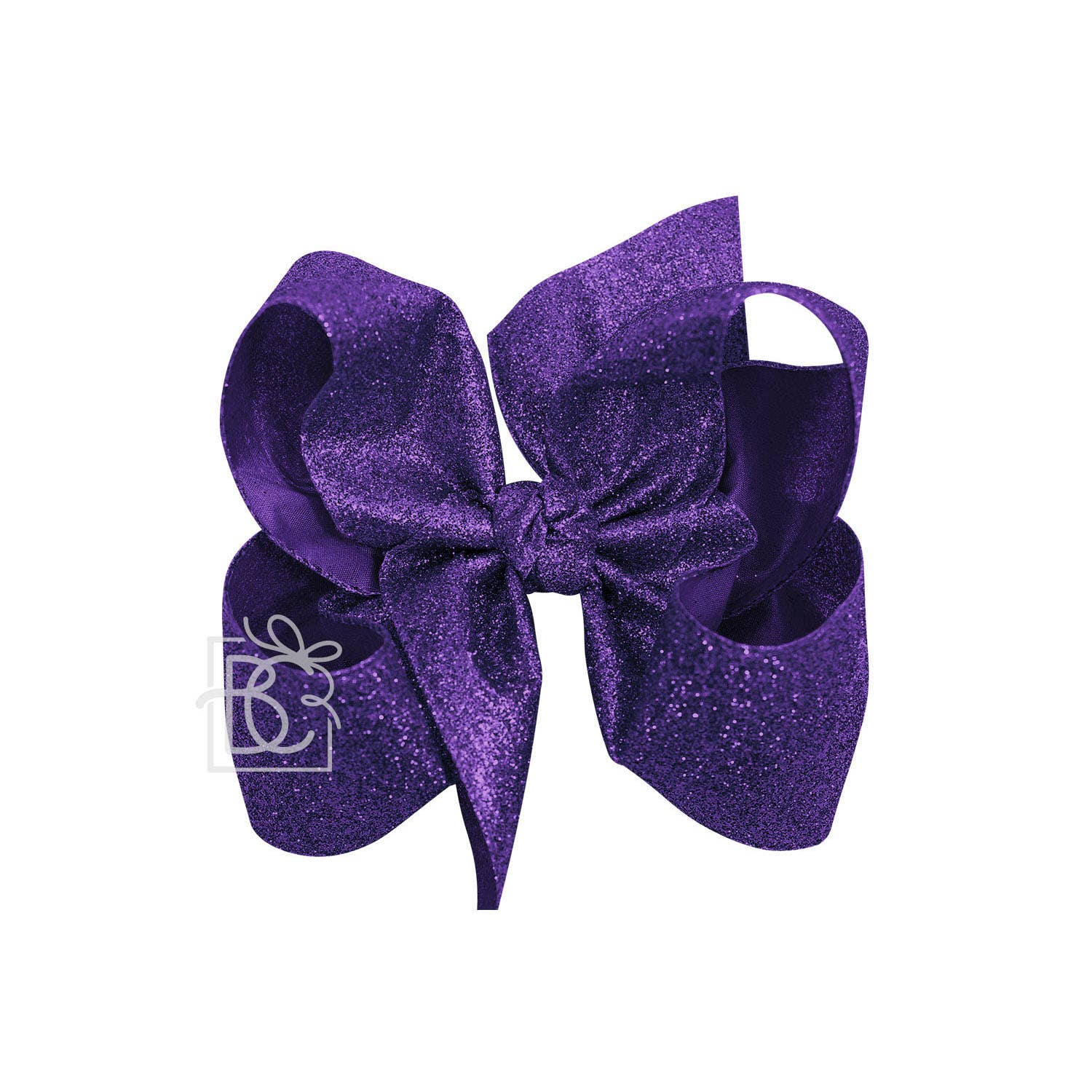Beyond Creations, LLC - Wholesale Hair Bow - Kids - GLITTER METALLIC BOW ON CLIP46