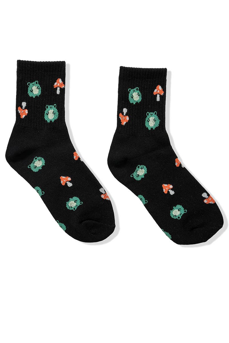 42POPS - Vente Chaussettes – femme - .Chaussettes Imprimées Cœur Amour Multi7