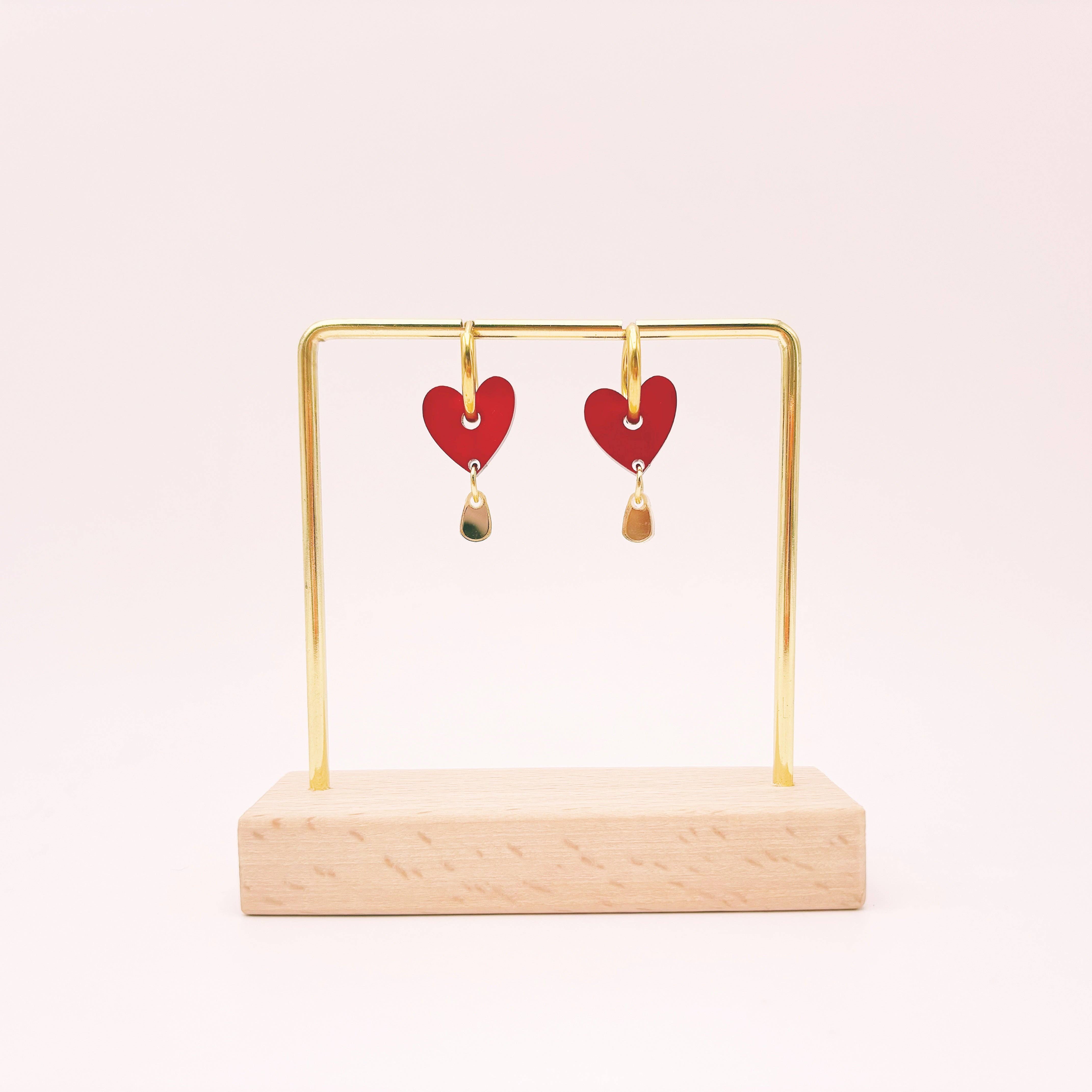 Studio Annette - Wholesale Dangle Earrings - Creoles Heart2