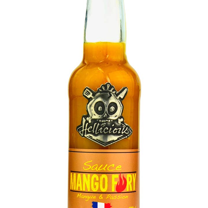HELLICIOUS - Wholesale Hot Sauce - Mango Fury Sauce "Mango & Passion" Hellicious 100 ml