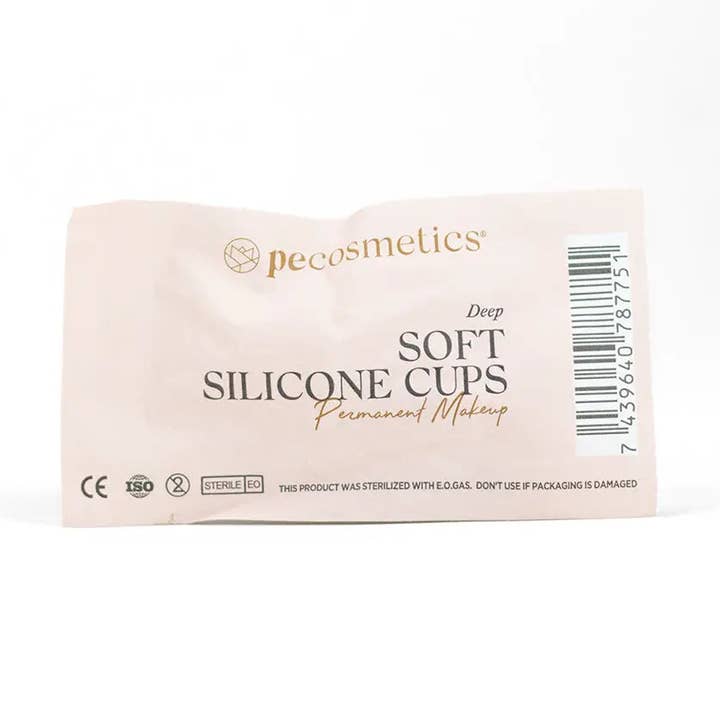 PE Cosmetics - Vendita all'ingrosso Set/kit per sopracciglia - Coppe in silicone morbido sterilizzate - grandi (15 pezzi)0