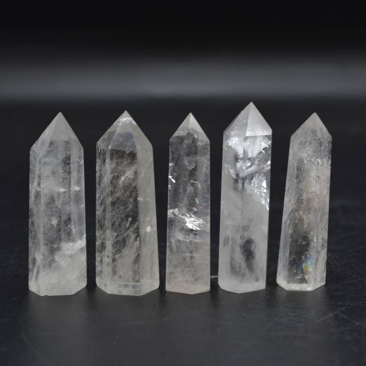 Calder Crystals - Wholesale Spiritual Stone/Crystal - Clear Quartz Crystal Point, Tower, Wand - Choose Size7