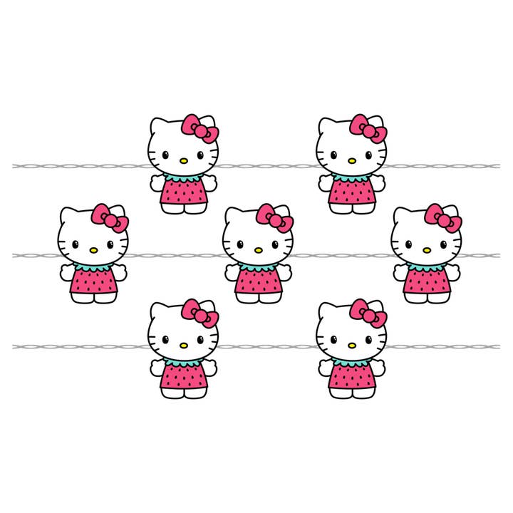 Silver Buffalo - Wholesale String Lights - Hello Kitty Strawberry Boxed 20ct Copper String Lights