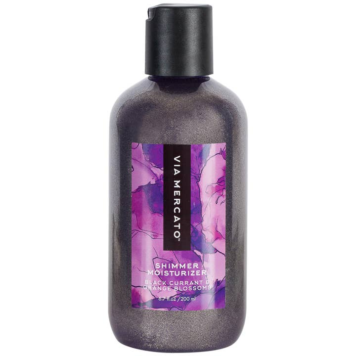 Bella Shimmer Moisturizer - Black Currant & Orange Blossoms for wholesale by European Soaps