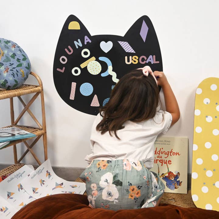 Ferflex – Engroshandel Vægdekoration - Børn og baby – Magnetisk katte-kridttavle2