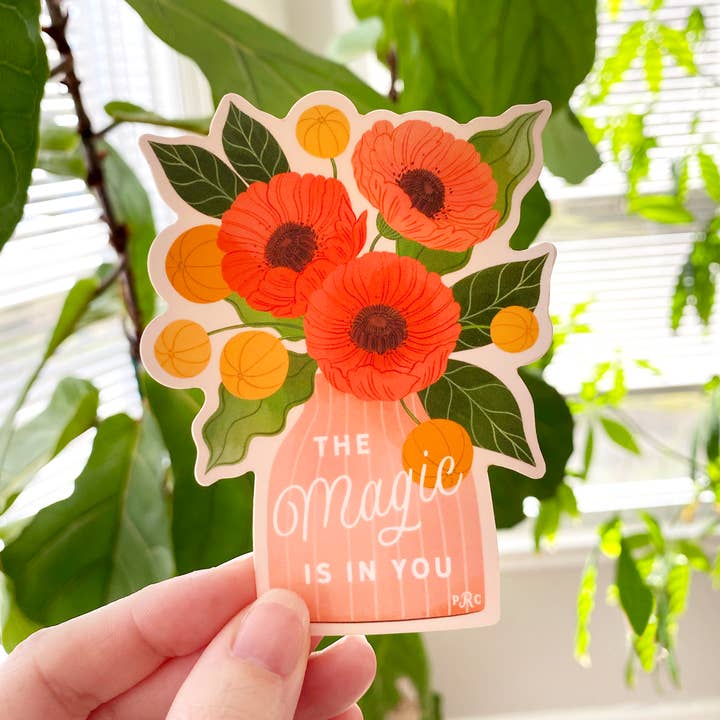 The Magic Is In You Sticker for wholesale by Paper Raven Co.