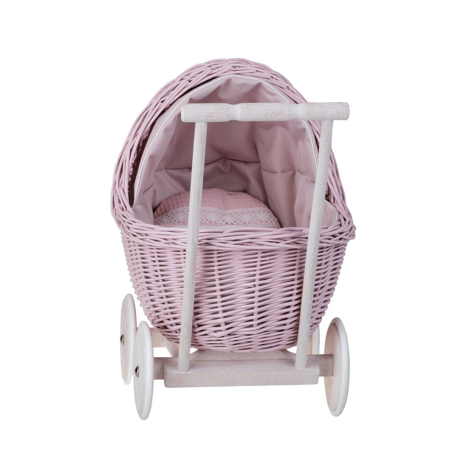 The Wicker Stories – wholesale Doll pram – Kids – Wicker Baby Painted Carriage, Wicker Doll Stroller9