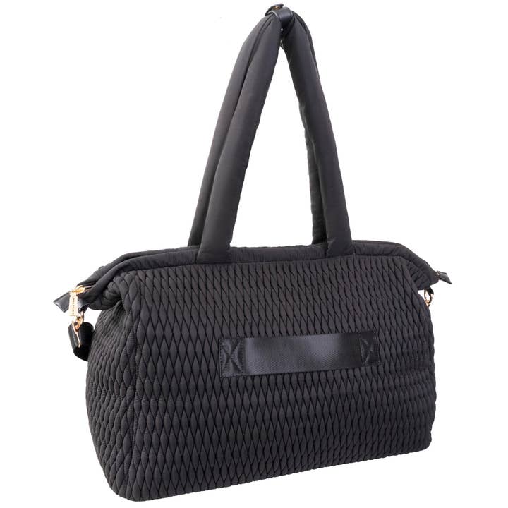 Magid - Wholesale Weekender Bag - Women's - Max Studio Nylon Quilted Doctor Satchel Duffel